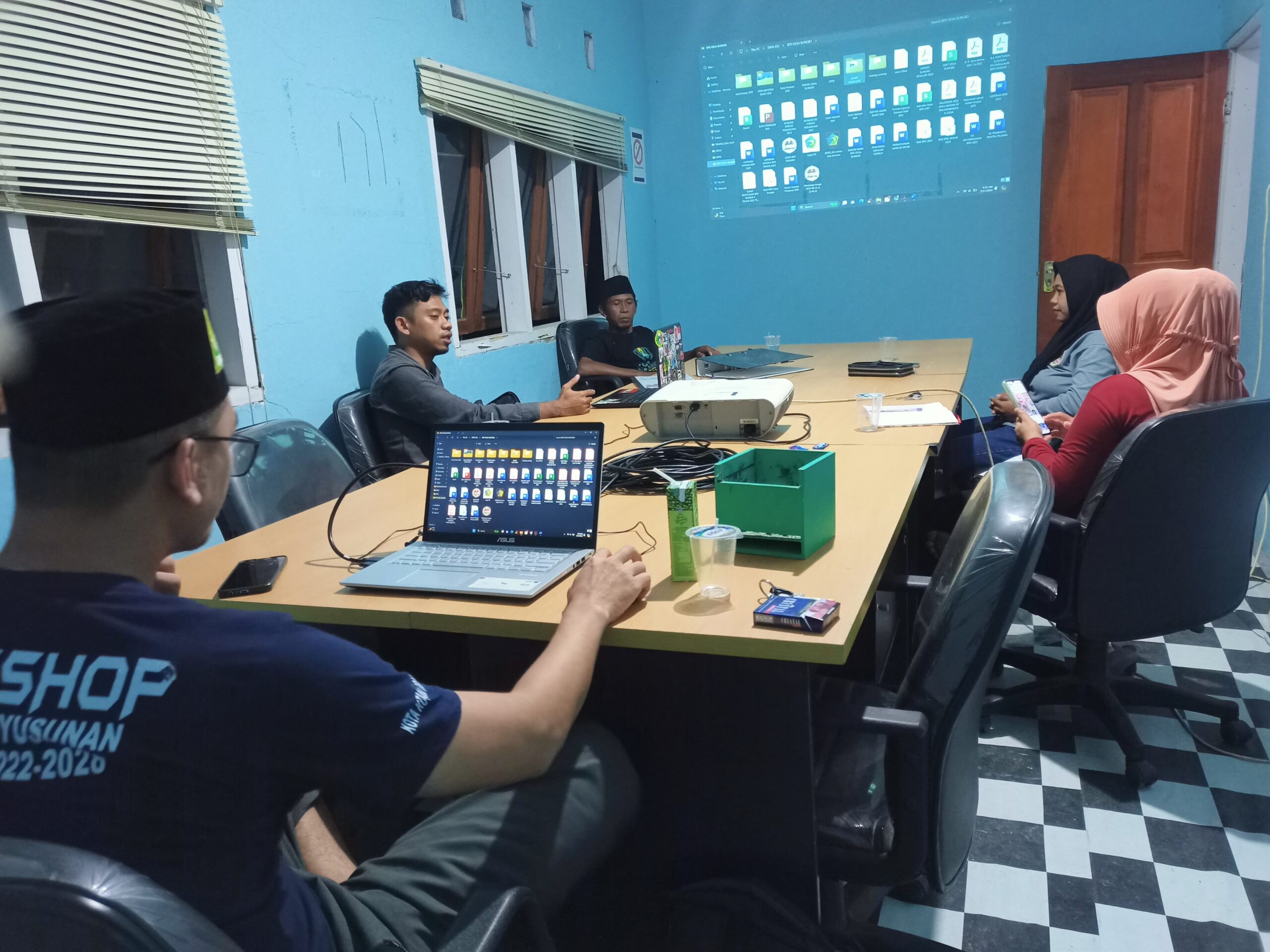 Rapat Internal BPD Desa Bungko Evaluasi LPPDes Sangadi Tahun 2023