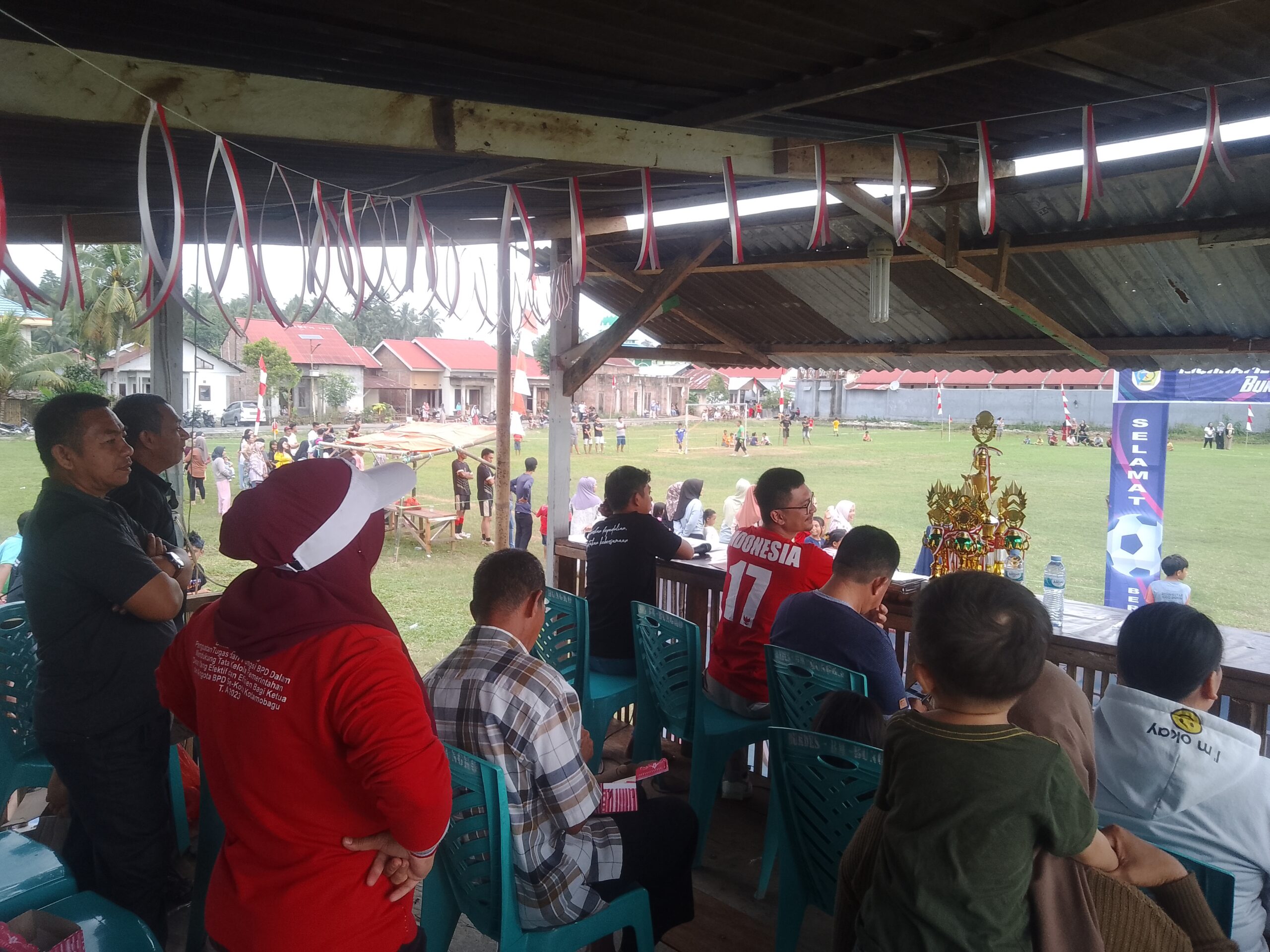 Pembukaan Turnamen Sangadi Cup Desa Bungko 2024: Meriahkan Hari Kemerdekaan RI