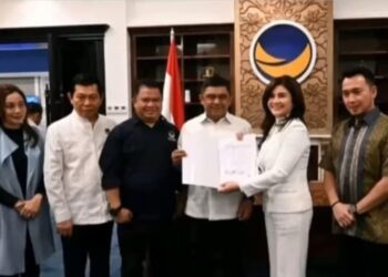 Panggung Politik Pilwako Kotamobagu 2024 Mendadak Geger: Meiddy Makalalag Terima SK dari Partai NasDem