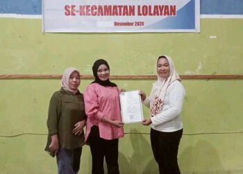 Penyerahan SK BRNR MBG Makan Bergizi Gratis Ranting Sekecamatan Lolayan   