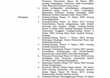 Kenaikan UMP dan UMSP Sulawesi Utara Berdasarkan Permenaker 16 Tahun 2024