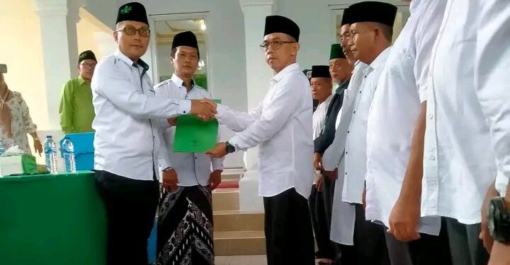 Pelantikan Pengurus MWC NU Lolayan, Sutrisno Resmi Dilantik Sebagai Ketua