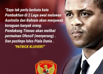 #Patrick Kluivert Out Mencuat: Pelatih Anyar Timnas Optimis Raih Poin di Dua Laga Awal Timnas Garuda