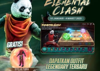 Yuk, Ikutan Event In-Game Elemental Clash! Dapatkan Setelan Panda Warrior Sekarang!