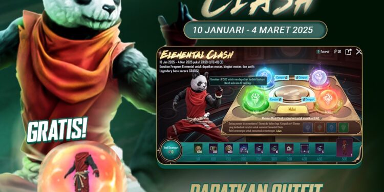 Yuk, Ikutan Event In-Game Elemental Clash! Dapatkan Setelan Panda Warrior Sekarang!