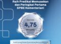 Kementerian Komunikasi dan Digital Raih Peringkat Pertama SPBE.!