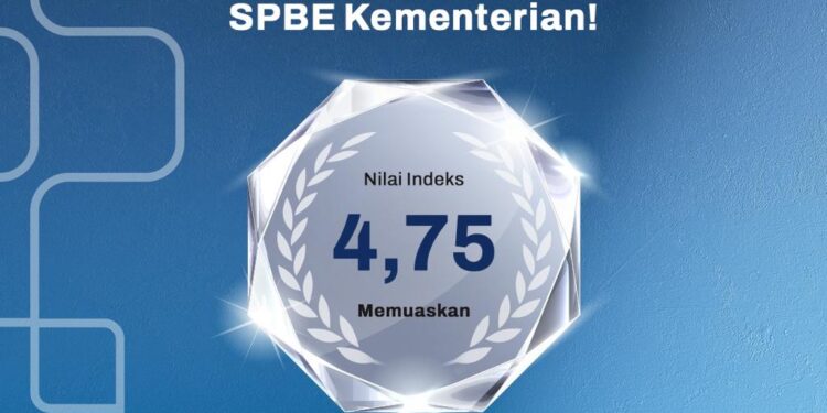 Kementerian Komunikasi dan Digital Raih Peringkat Pertama SPBE.!