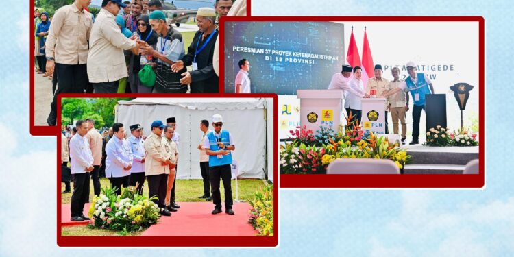 Presiden Prabowo Resmikan 37 Proyek Strategis Ketenagalistrikan Nasional