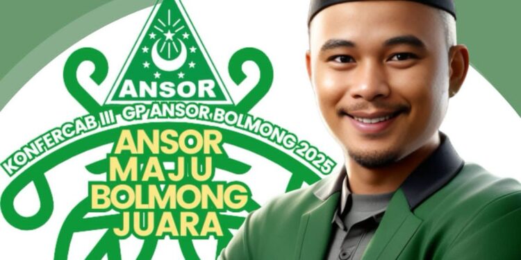 Rudy Satria Bonuot (SAS) Terpilih sebagai Ketua PC GP Ansor Bolmong Periode 2025-2029