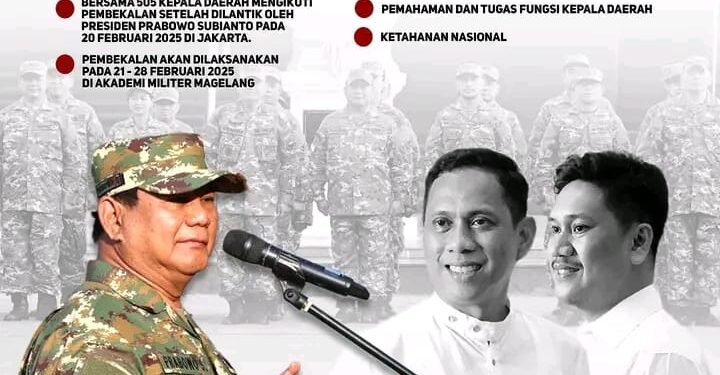 505 Kepala Daerah Akan Jalani Retret di Magelang, Presiden Prabowo Siapkan Akademi Militer