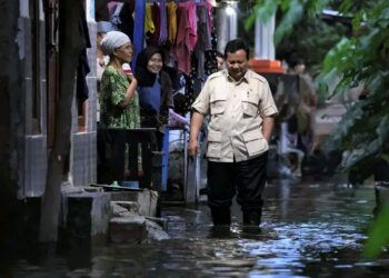 Presiden Prabowo Subianto Kunjungi Warga Terdampak Banjir di Babelan, Bekasi