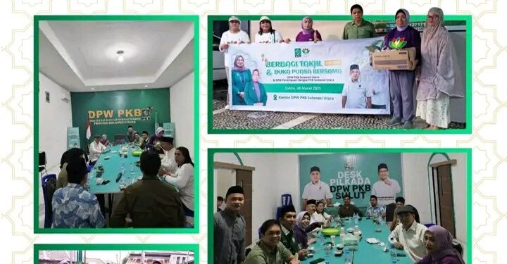 DPW PKB dan Perempuan Bangsa Sulut Berbagi Takjil, Berkah Ramadhan 