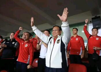 Prabowo Subianto Hadir di GBK, Timnas Garuda Menang 1-0 atas Bahrain di Kualifikasi pildun 2026