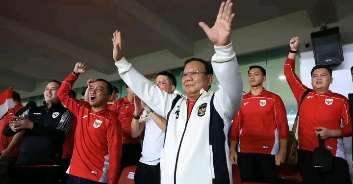 Prabowo Subianto Hadir di GBK, Timnas Garuda Menang 1-0 atas Bahrain di Kualifikasi pildun 2026