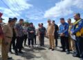Wagub Sulut didampingi WaliKota Kotamobagu Tinjau Jalan AP Mokoginta, Perbaikan Dijadwalkan Tahun Ini 