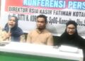 Ketua Yayasan RSIA Kasih Fatimah Kotamobagu Bantah Tuduhan Malpraktik dalam Konferensi Pers