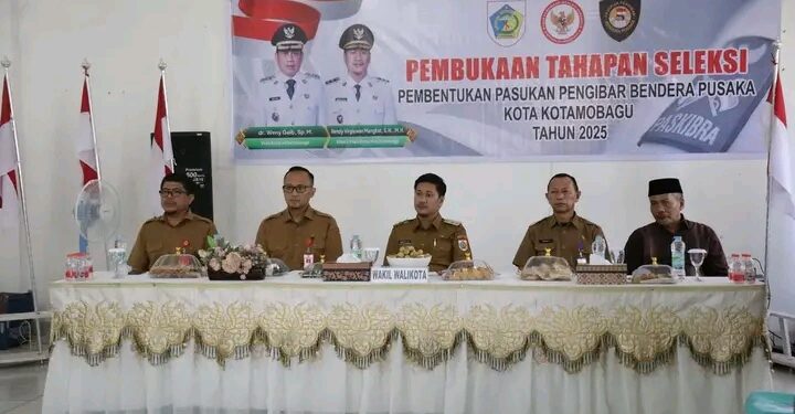 Wakil Wali Kota Kotamobagu Buka Seleksi Paskibraka Tingkat Daerah Tahun 2025