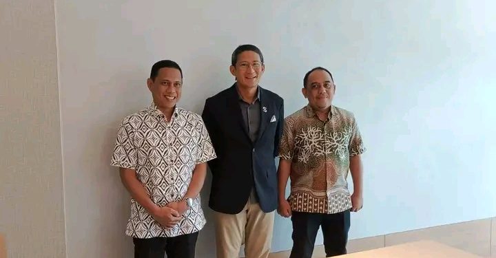 Bolmong Menuju Pusat Ekonomi Baru, Yusra Alhabsyi Temui Sandiaga Uno di Jakarta