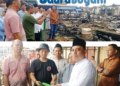 Yusra Kunjungi Korban Kebakaran Pasar Lolak, Serahkan Dokumen Kependudukan