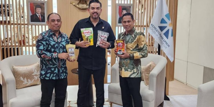 Wali Kota Kotamobagu dan Bupati Bolmong Bertemu Menteri UMKM RI, Bahas Penguatan Ekonomi
