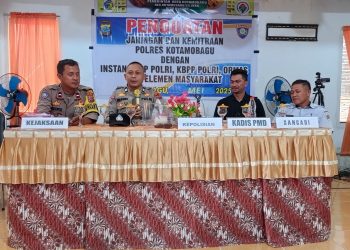 Penguatan Jaringan dan Kemitraan, Polres Kotamobagu Gandeng Instansi dan Elemen Masyarakat di Desa Bungko