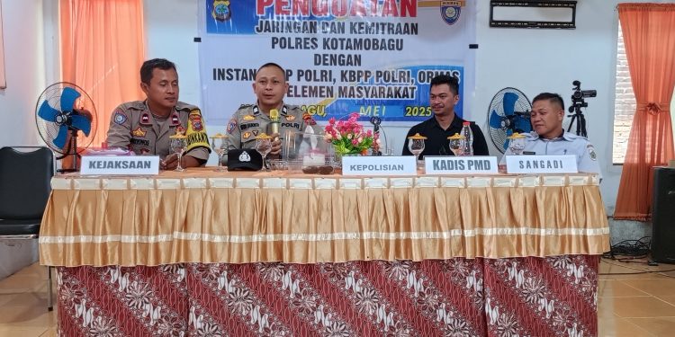 Penguatan Jaringan dan Kemitraan, Polres Kotamobagu Gandeng Instansi dan Elemen Masyarakat di Desa Bungko
