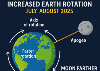 Fenomena Langka: Bulan Menjauh, Rotasi Bumi Dipercepat dan Pasang Laut Menurun
