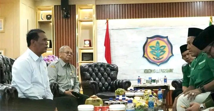 Mentan Terima Silaturahmi Ketum GP Ansor, Sepakat Perkuat Ketahanan Pangan