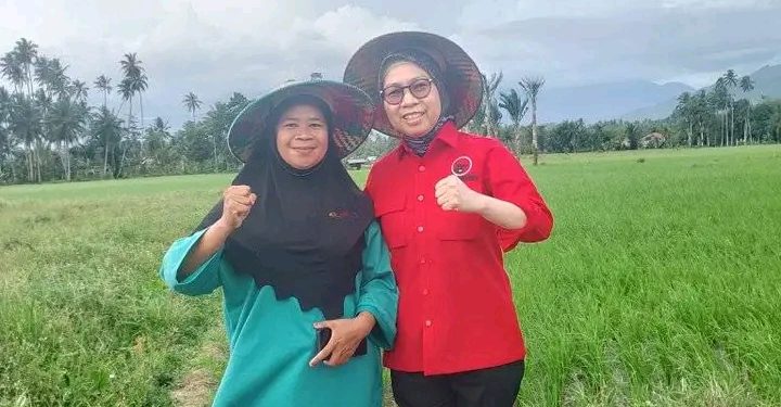 Ibu Yasti Soepredjo Mokoagow Kunjungi Desa Tungoi Dua di Hari Tani Nasional