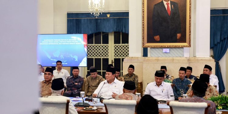 Presiden Terima Tokoh Agama, Pimpinan Parpol, dan Serikat Buruh dalam Silaturahmi Kebangsaan