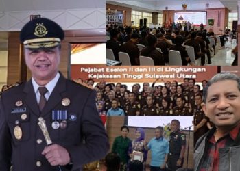 Robby Manery Hadiri Pisah Sambut Kepala Kejaksaan Tinggi Sulut 