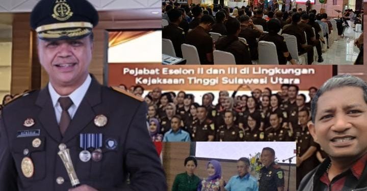 Robby Manery Hadiri Pisah Sambut Kepala Kejaksaan Tinggi Sulut 