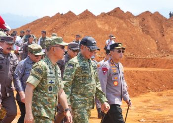 Panglima TNI Tinjau Langsung Penertiban Tambang Ilegal di Morowali