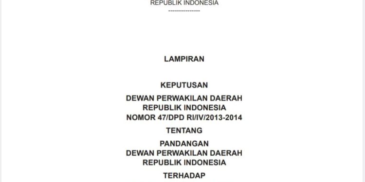 Surat Keputusan 2014 Jadi Bukti Pemekaran Bolaang Mongondow Raya Pernah Dibahas Resmi