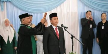 Putra Terbaik BMR, Tahlis Gallang Resmi Dilantik Sekprov Sulut di Ruang Mapalus 