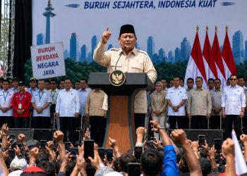 Prabowo Hadiri May Day 2026 di Monas, Suasana Meriah hingga Joget Bareng Buruh
