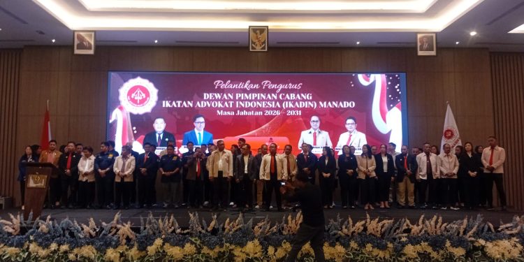 Pengurus DPC IKADIN Manado 2026–2031 Resmi Dikukuhkan, Perkuat Profesionalisme Advokat