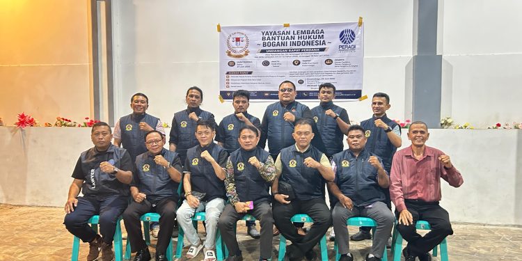 Rapat perdana YLBH Bogani Indonesia Mantapkan Pelayanan Hukum
