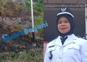 Dua Titik Kebakaran di Molayak, Sangadi Tungoi II Apresiasi Sinergi TNI, Damkar dan Polisi