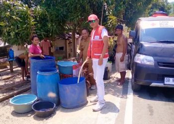 El Nino Berdampak, PMI Sulut dan BPBD Boltara Bantu Warga Komus II Timur Hadapi Kekeringan