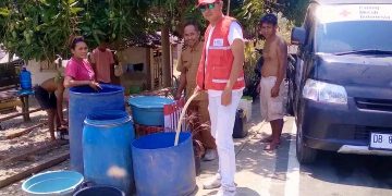 El Nino Berdampak, PMI Sulut dan BPBD Boltara Bantu Warga Komus II Timur Hadapi Kekeringan